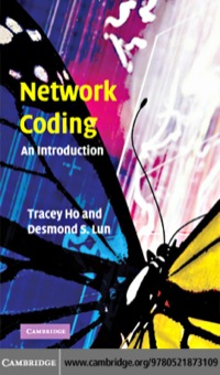Imagen de portada: Network Coding 1st edition 9780521873109