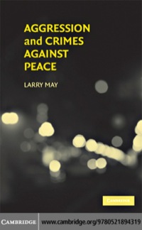 Imagen de portada: Aggression and Crimes Against Peace 1st edition 9780521894319