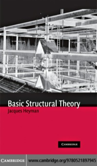 Imagen de portada: Basic Structural Theory 1st edition 9780521897945