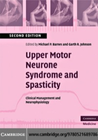 صورة الغلاف: Upper Motor Neurone Syndrome and Spasticity 2nd edition 9780521689786