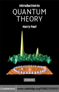 Imagen de portada: Introduction to Quantum Theory 1st edition 9780521876933