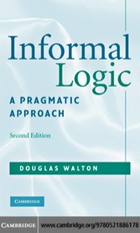 صورة الغلاف: Informal Logic 2nd edition 9780521886178