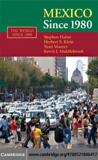 Titelbild: Mexico since 1980 1st edition 9780521846417