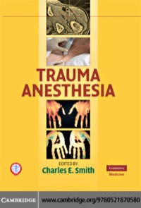 Titelbild: Trauma Anesthesia 1st edition 9780521870580