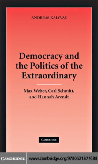 Imagen de portada: Democracy and the Politics of the Extraordinary 1st edition 9780521877688