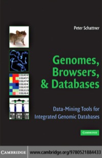 Omslagafbeelding: Genomes, Browsers and Databases 1st edition 9780521884433