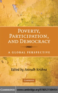 Immagine di copertina: Poverty, Participation, and Democracy 1st edition 9780521504454