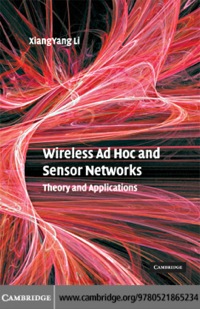 Cover image: Wireless Ad Hoc and Sensor Networks 1st edition 9780521865234
