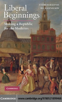 Cover image: Liberal Beginnings 1st edition 9780521899468