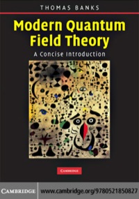 Cover image: Modern Quantum Field Theory 9780521850827