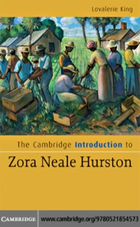 Immagine di copertina: The Cambridge Introduction to Zora Neale Hurston 1st edition 9780521854573