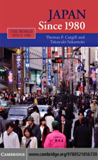 Cover image: Japan since 1980 1st edition 9780521856720