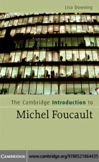 Titelbild: The Cambridge Introduction to Michel Foucault 1st edition 9780521864435
