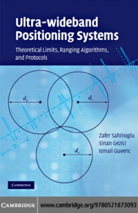 Imagen de portada: Ultra-wideband Positioning Systems 1st edition 9780521873093