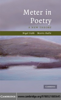 Cover image: Meter in Poetry 1st edition 9780521885645