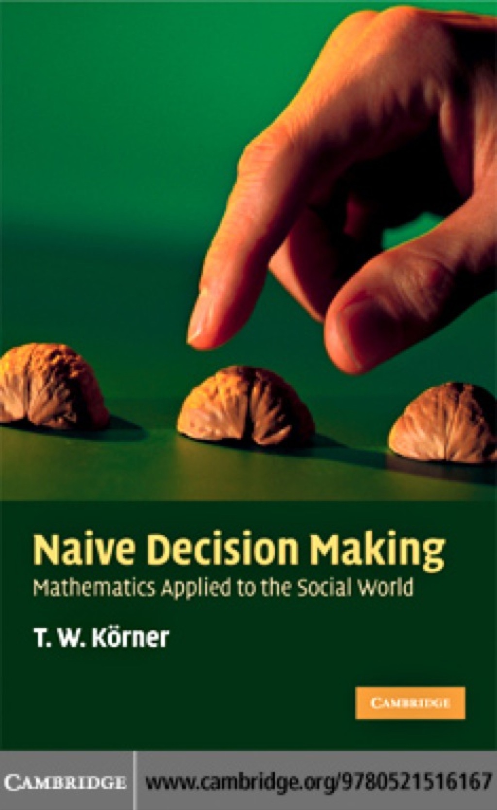 Naive Decision Making Mathematics Applied to the Social World 1st Edition
