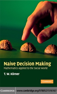 صورة الغلاف: Naive Decision Making 1st edition 9780521516167