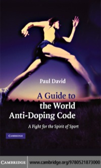 Immagine di copertina: A Guide to the World Anti-Doping Code 9780521873000