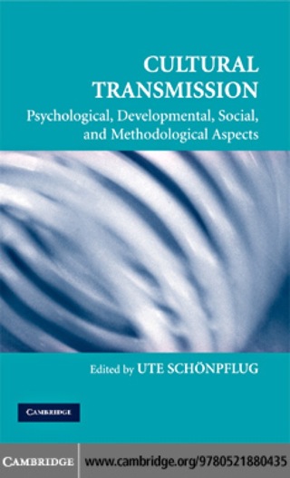 Cover image: Cultural Transmission 1st edition 9780521880435