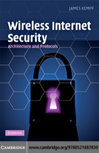 Imagen de portada: Wireless Internet Security 1st edition 9780521887830