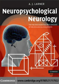 Imagen de portada: Neuropsychological Neurology 1st edition 9780521717922