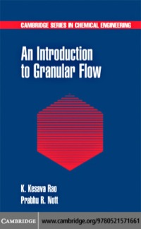 Imagen de portada: An Introduction to Granular Flow 1st edition 9780521571661