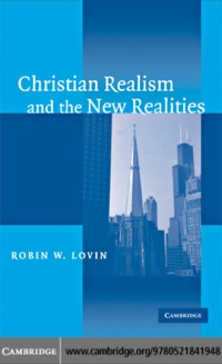 Cover image: Christian Realism and the New Realities 1st edition 9780521841948