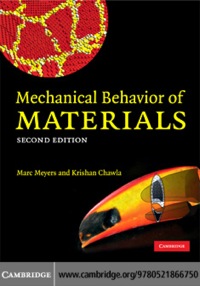 Cover image: Mechanical Behavior of Materials 2nd edition 9780521866750