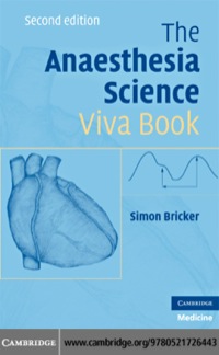 Cover image: The Anaesthesia Science Viva Book 2nd edition 9780521726443