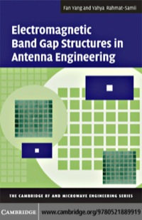 Imagen de portada: Electromagnetic Band Gap Structures in Antenna Engineering 1st edition 9780521889919