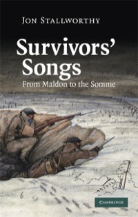 Imagen de portada: Survivors' Songs 9780521899062