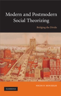 Imagen de portada: Modern and Postmodern Social Theorizing 9780521515856