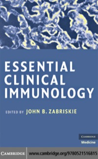 Imagen de portada: Essential Clinical Immunology 1st edition 9780521516815