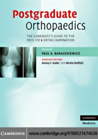 Imagen de portada: Postgraduate Orthopaedics 9780521674638