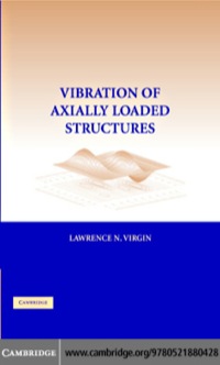 Titelbild: Vibration of Axially-Loaded Structures 1st edition 9780521880428