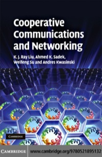 Imagen de portada: Cooperative Communications and Networking 1st edition 9780521895132