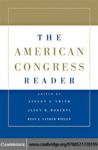 Cover image: The American Congress Reader 1st edition 9780521720199