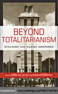 Imagen de portada: Beyond Totalitarianism 1st edition 9780521897969