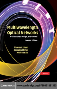 Cover image: Multiwavelength Optical Networks 2nd edition 9780521881395