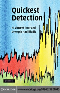 صورة الغلاف: Quickest Detection 1st edition 9780521621045