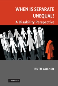 Omslagafbeelding: When is Separate Unequal? 9780521886185