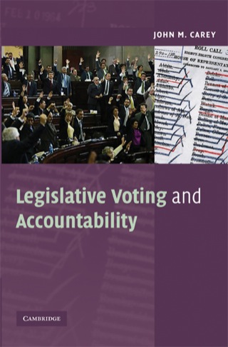 Cover image: Legislative Voting and Accountability 9780521884938