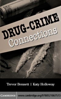 Cover image: Drug-Crime Connections 1st edition 9780521867573