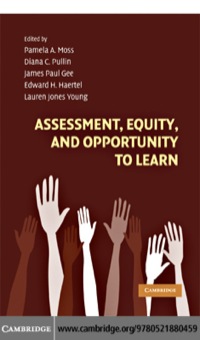 Imagen de portada: Assessment, Equity, and Opportunity to Learn 1st edition 9780521880459