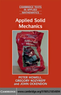 Cover image: Applied Solid Mechanics 1st edition 9780521854894