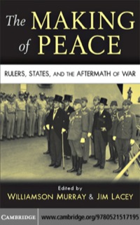 Cover image: The Making of Peace 9780521517195