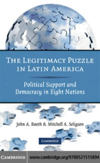Imagen de portada: The Legitimacy Puzzle in Latin America 9780521515894