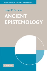 Imagen de portada: Ancient Epistemology 9780521871396