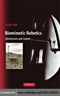 Cover image: Biomimetic Robotics 1st edition 9780521895941