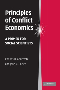 Cover image: Principles of Conflict Economics 9780521875578